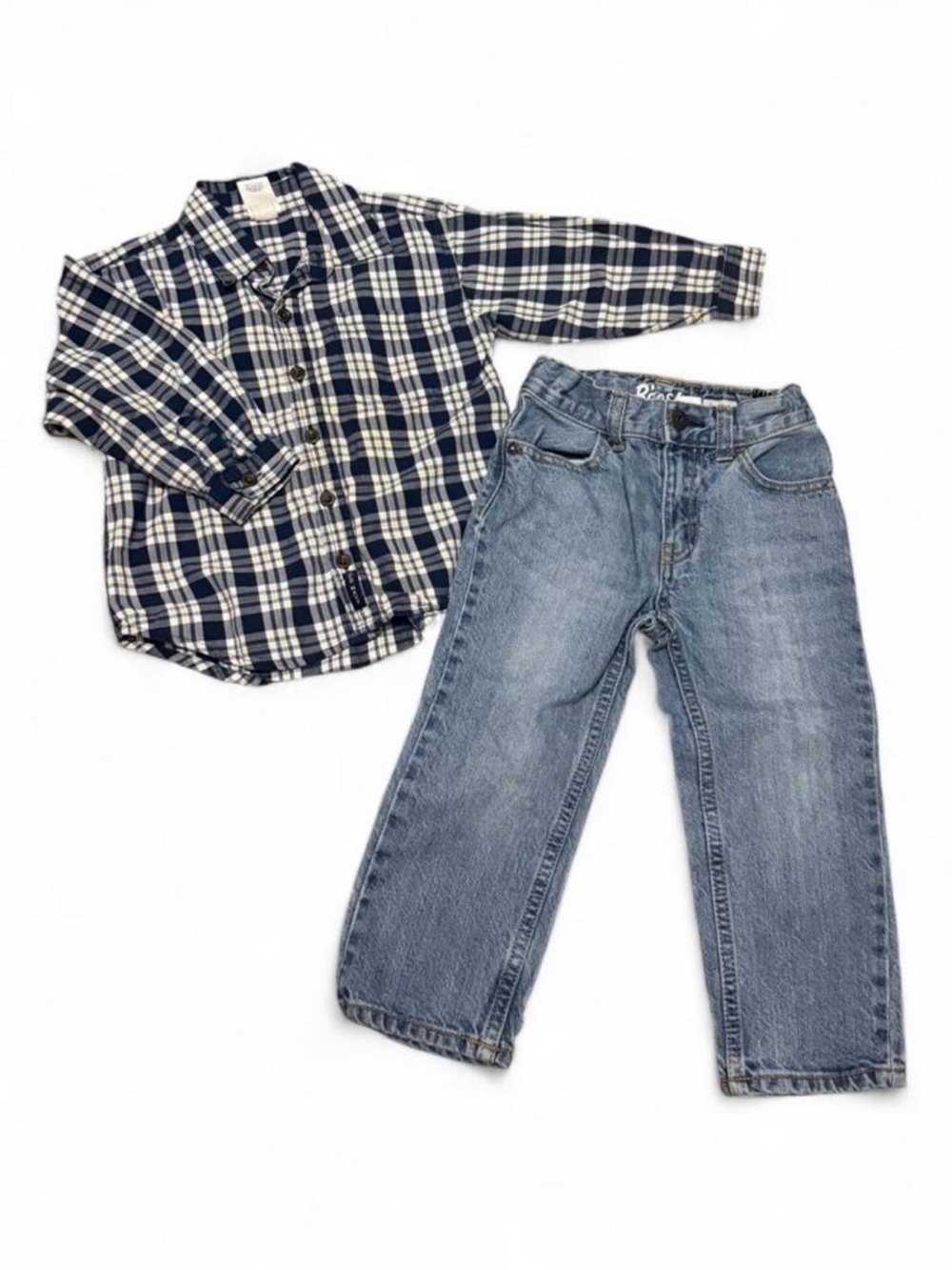OshKosh B'gosh Kids Blue Denim Jeans - Classic Straight Leg